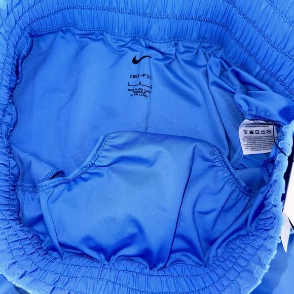 Nike Shorts *NEW* One Dri-Fit Ultra High Waist 3" w/ Brief Size WM LARGE Blue - Picture 7 of 8